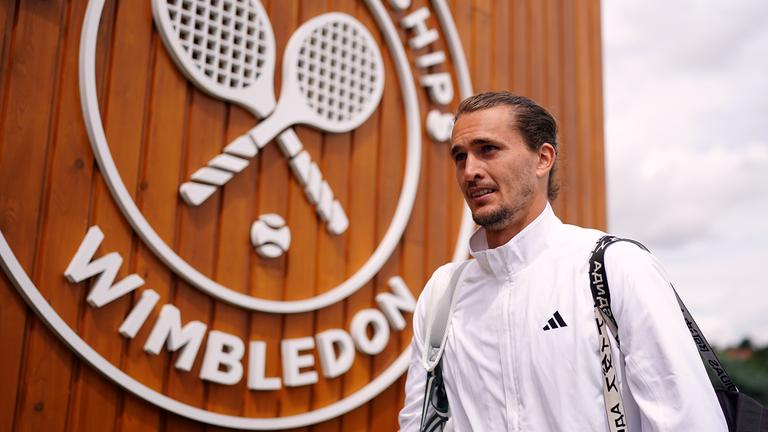 Alexander Zverev in Wimbledon (Archiv).