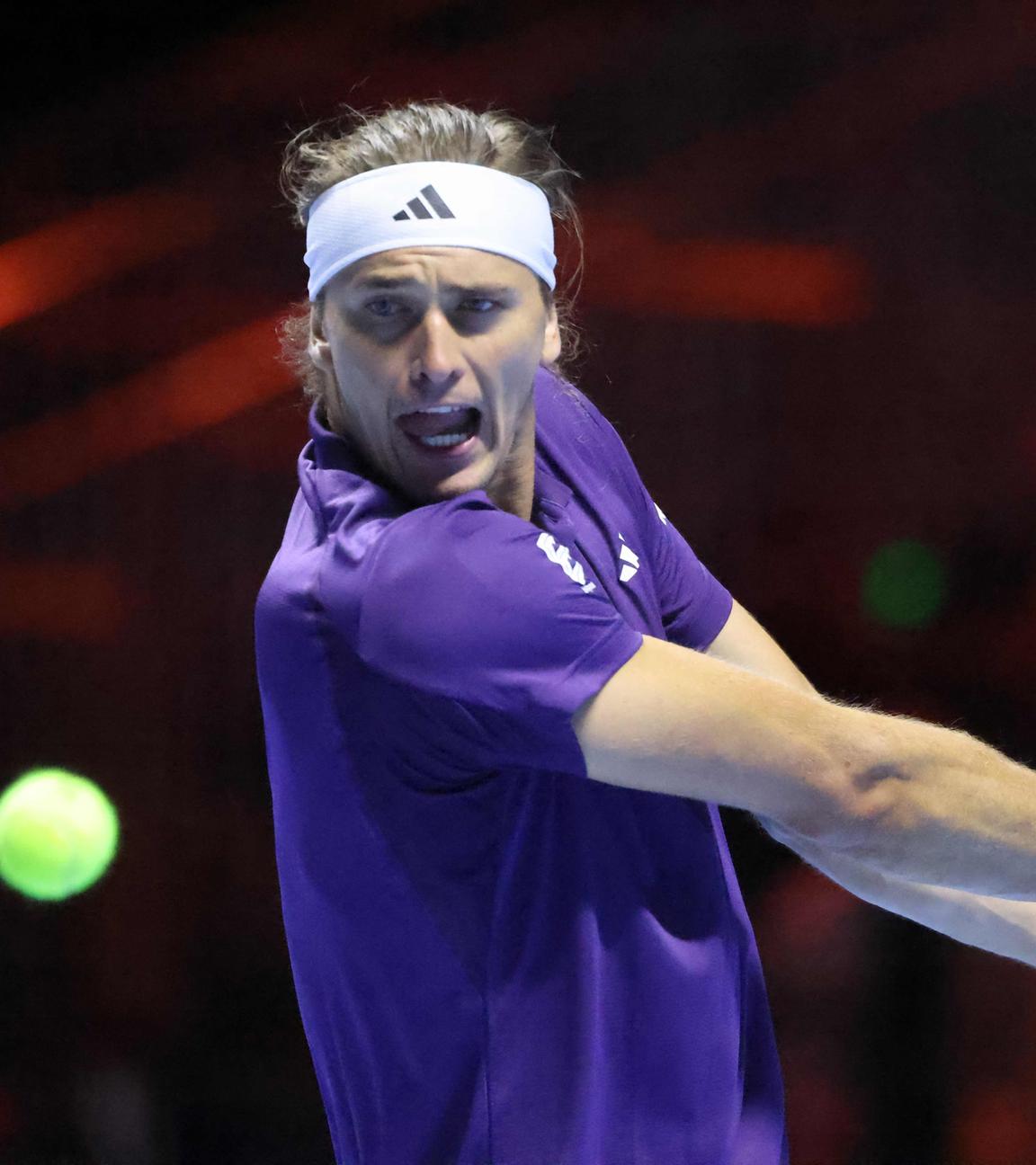 Tennisprofi Alexander Zverev spielt beim Showturnier in Riad