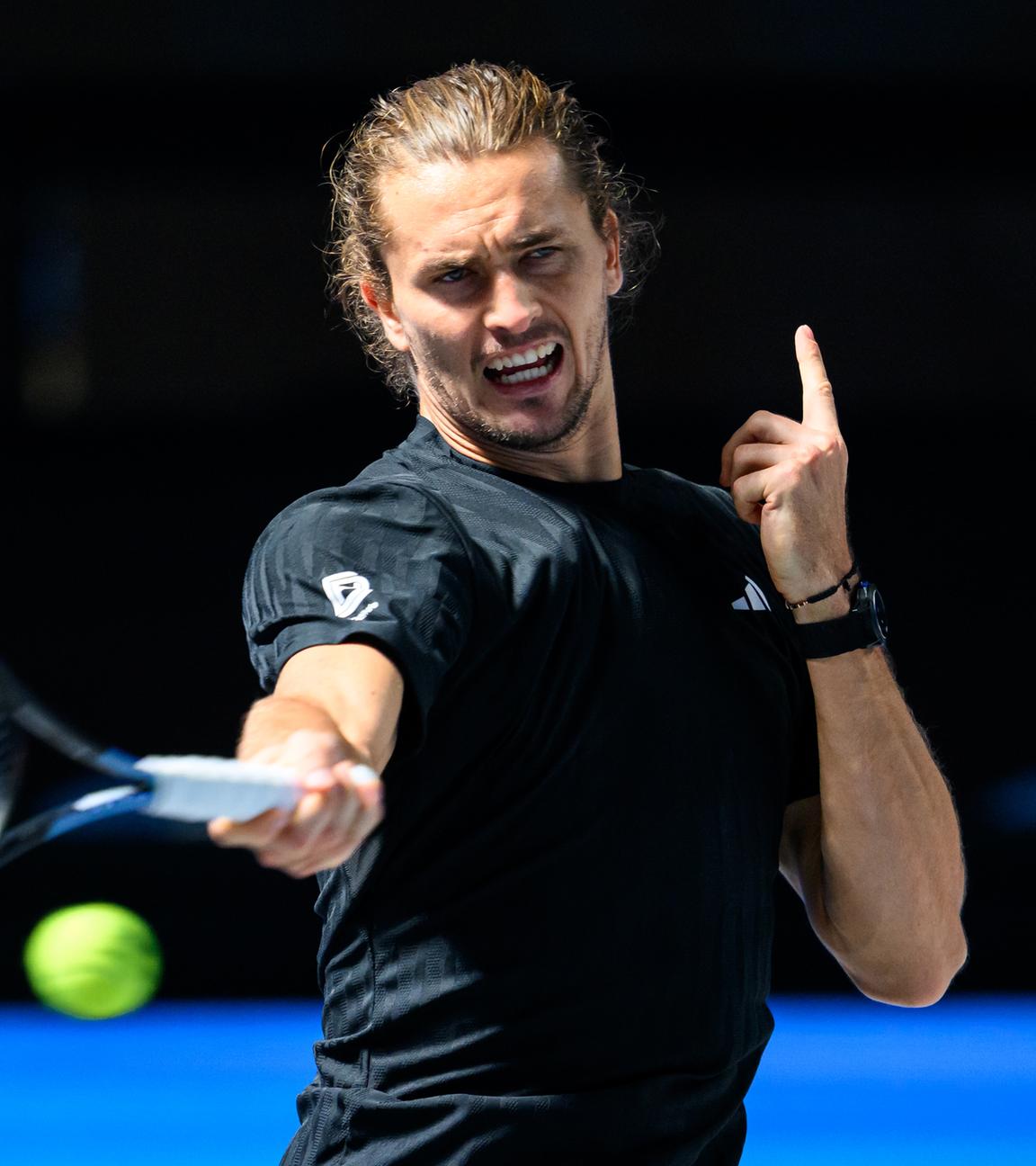 Alexander Zverev (Deutschland) in Aktion. 