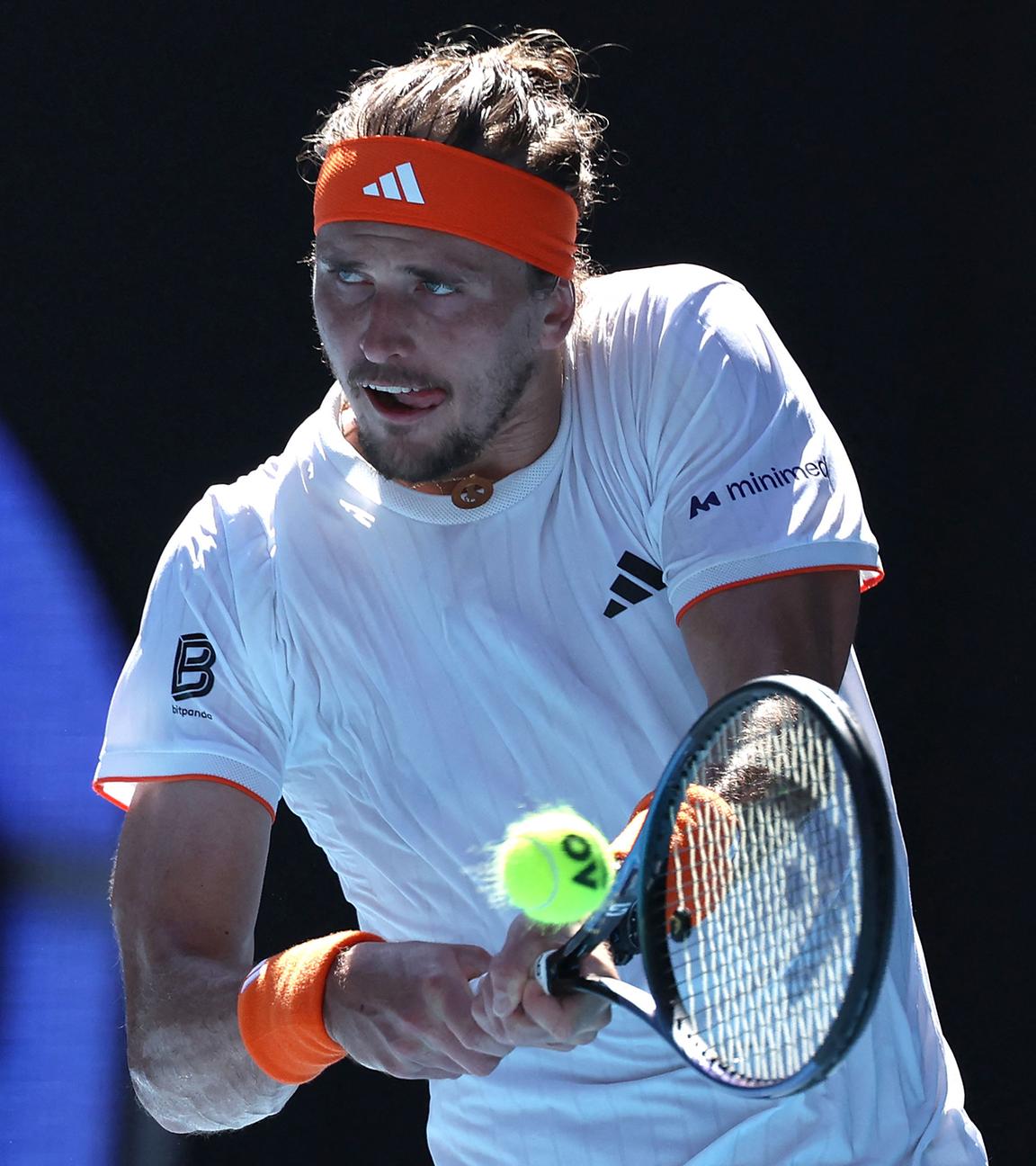 Alexander Zverev in Aktion