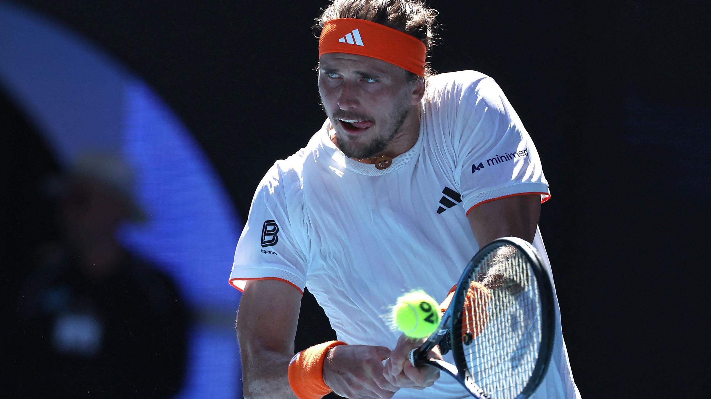 Alexander Zverev in Aktion