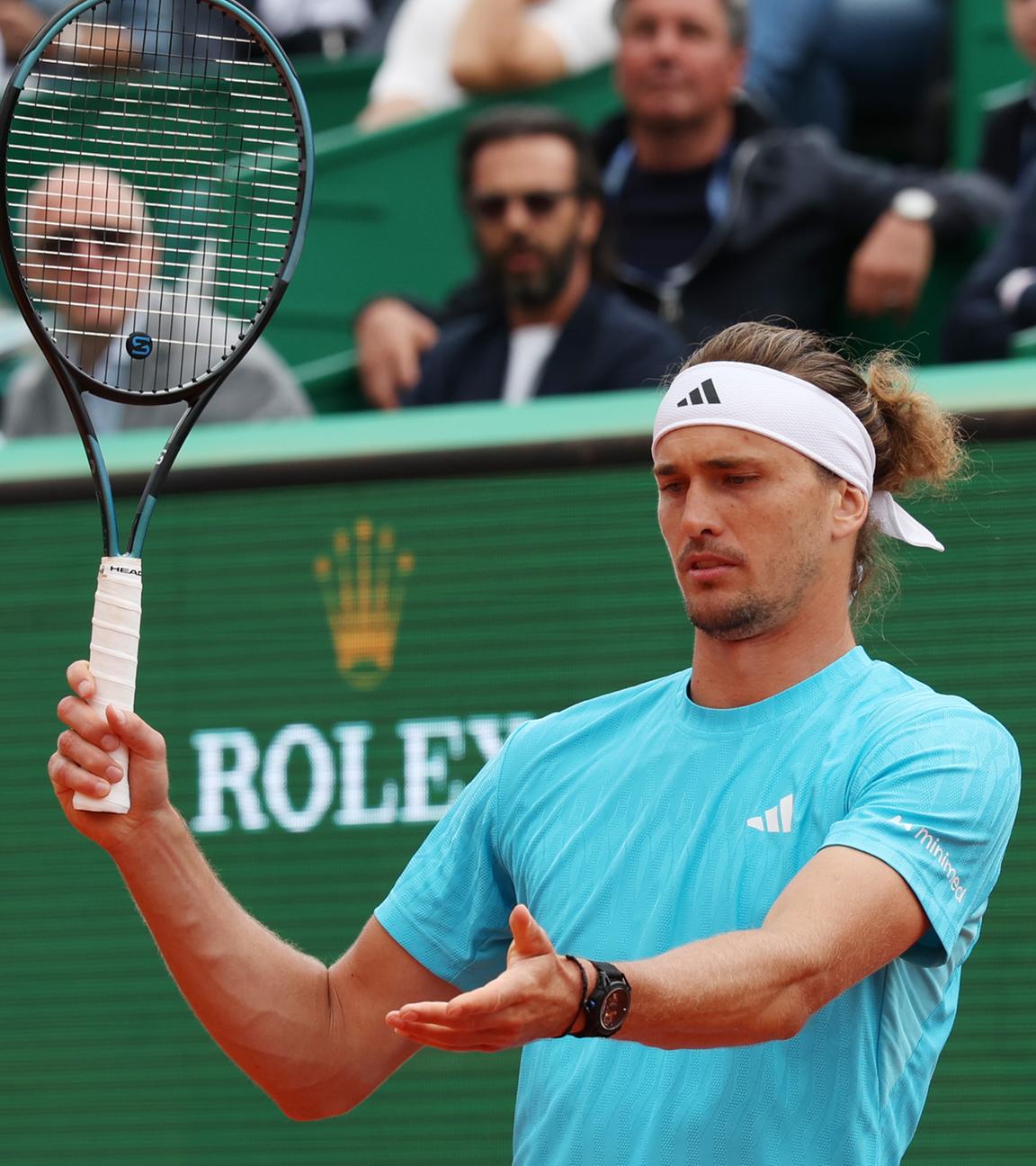 Alexander Zverev beim Halbfinale am 11.04.2026 in Monte Carlo.