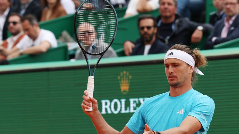 Alexander Zverev beim Halbfinale am 11.04.2026 in Monte Carlo.