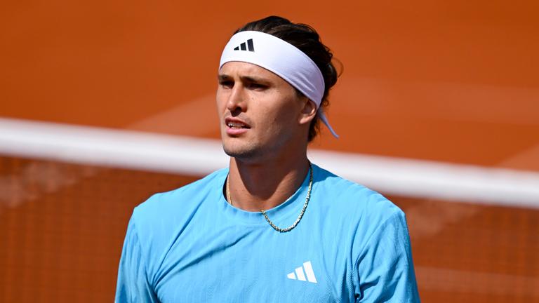 Alexander Zverev (Deutschland) in Aktion. 