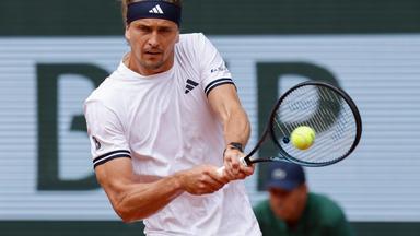 Alexander Zverev (Deutschland) in Aktion. 