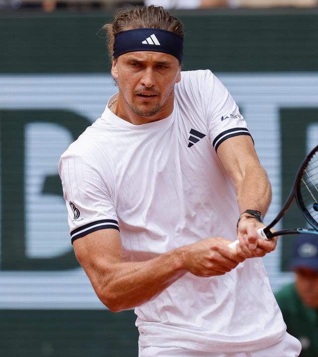 Alexander Zverev (Deutschland) in Aktion. 