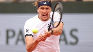 Alexander Zverev (Deutschland) in Aktion. 