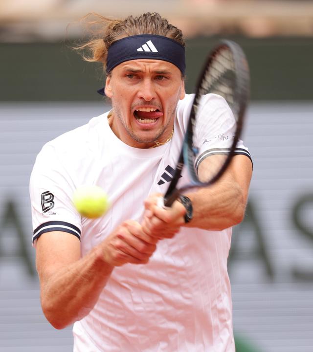 Alexander Zverev (Deutschland) in Aktion. 