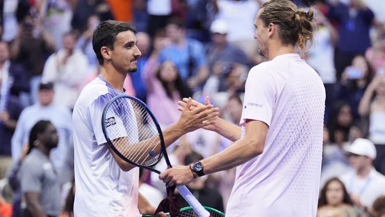 Alexander Zverev und Lorenzo Sonego