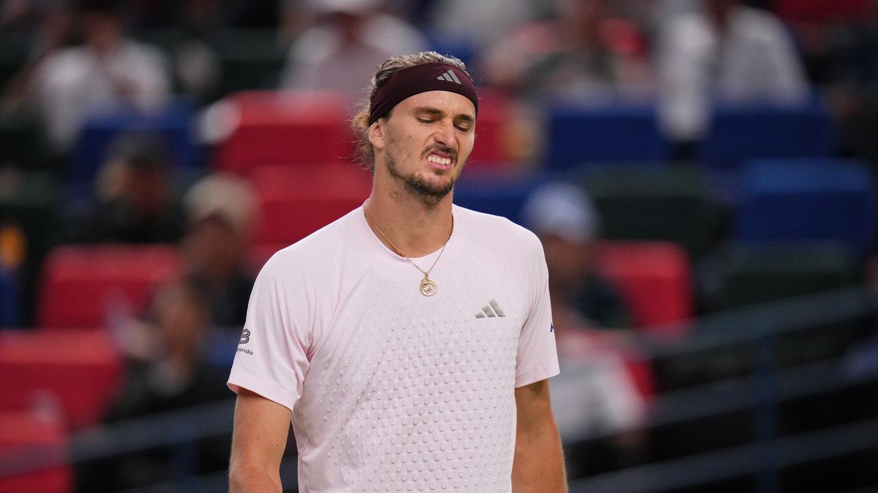 Alexander Zverev reagiert am 17.10.2026 in Shanghai