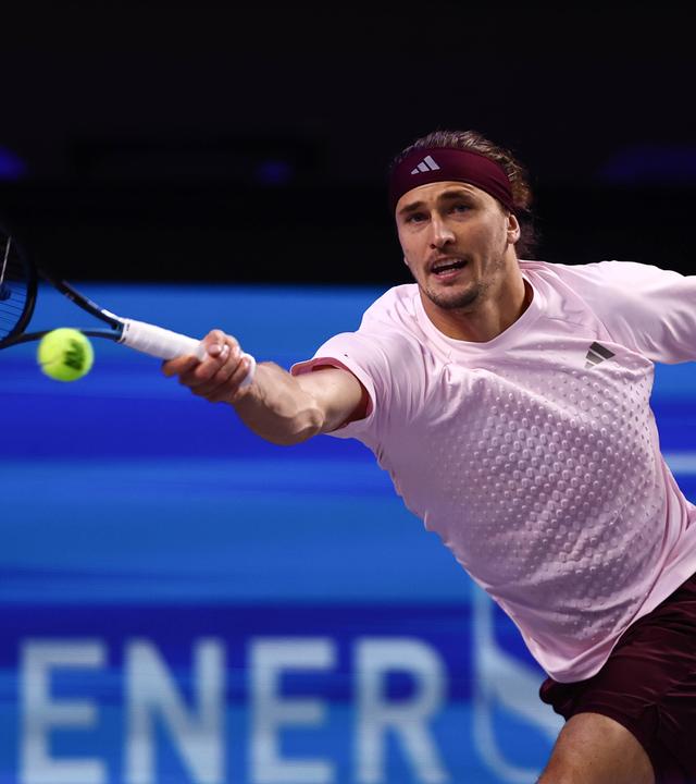 Tennisspieler Alexander Zverev in Aktion, während seines Viertelfinalspiels gegen Arthur Fery, bei den Erste Bank Open in der Wiener Stadthalle in Wien, Österreich, am 30.10.2026. 
