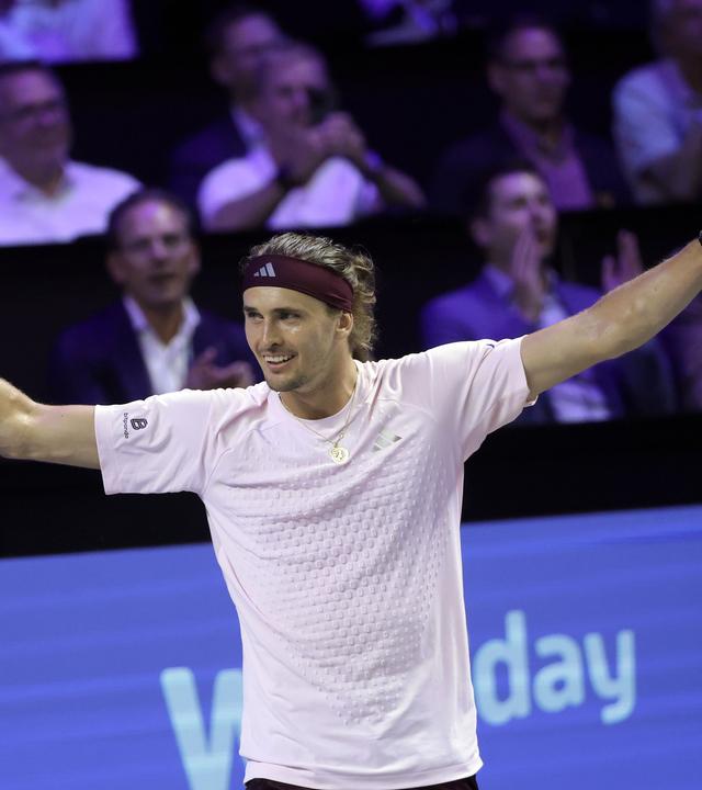 Alexander Zverev hat allen Grund zum Jubeln.