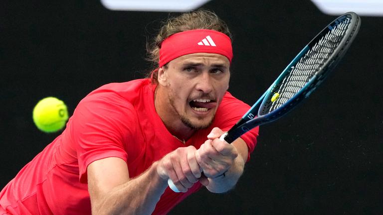 Alexander Zverev bei der Australian Open, aufgenommen am 19.01.2025