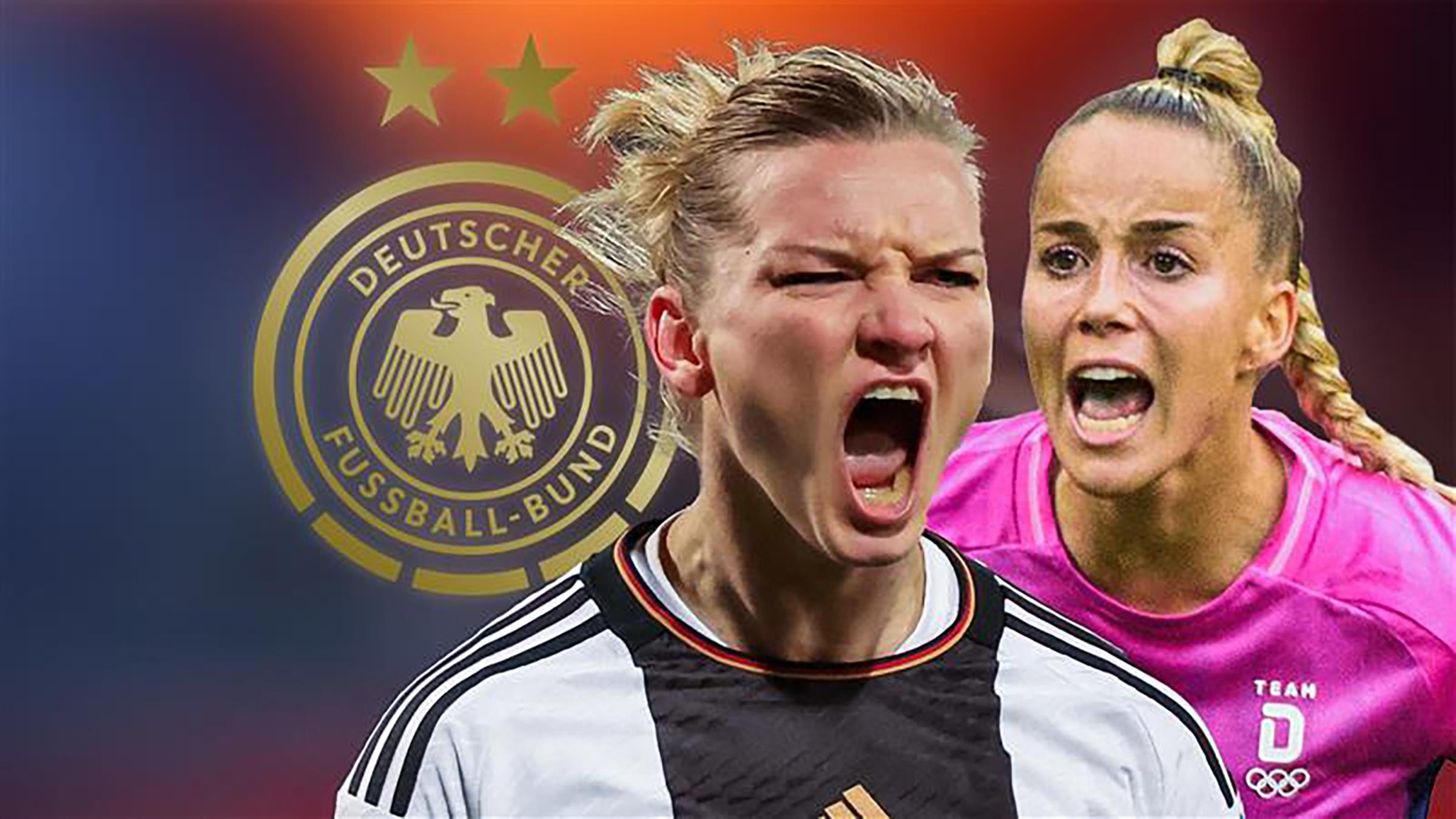 Alexandra Popp und Giulia Gwinn