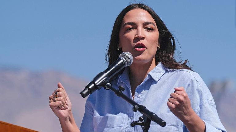 Alexandria Ocasio-Cortez, aufgenommen am 22.03.2025 in Tucson