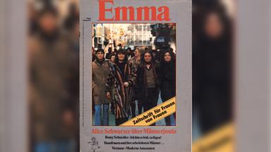 Das Cover der ersten EMMA-Ausgabe vom Februar 1977 zeigt Alice Schwarzer und andere Frauen (Archivfoto).