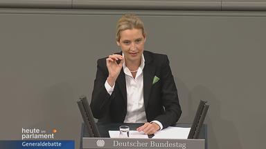 Alice Weidel, Fraktionschefin der AfD im Bundestag