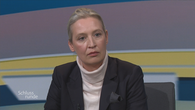 Alice Weidel in der ZDF-Wahlsendung Schlussrunde