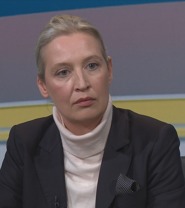 Alice Weidel in der ZDF-Wahlsendung Schlussrunde