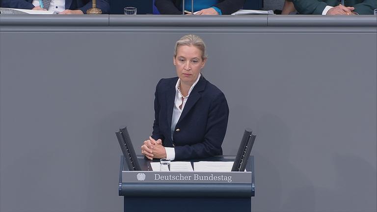 Alice Weidel im Bundestag