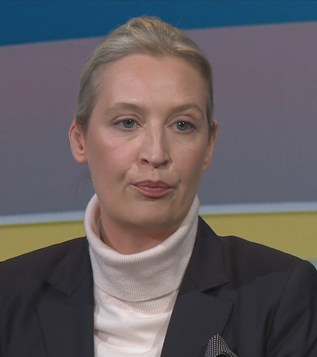 Alice Weidel in der ZDF-Wahlsendung Schlussrunde