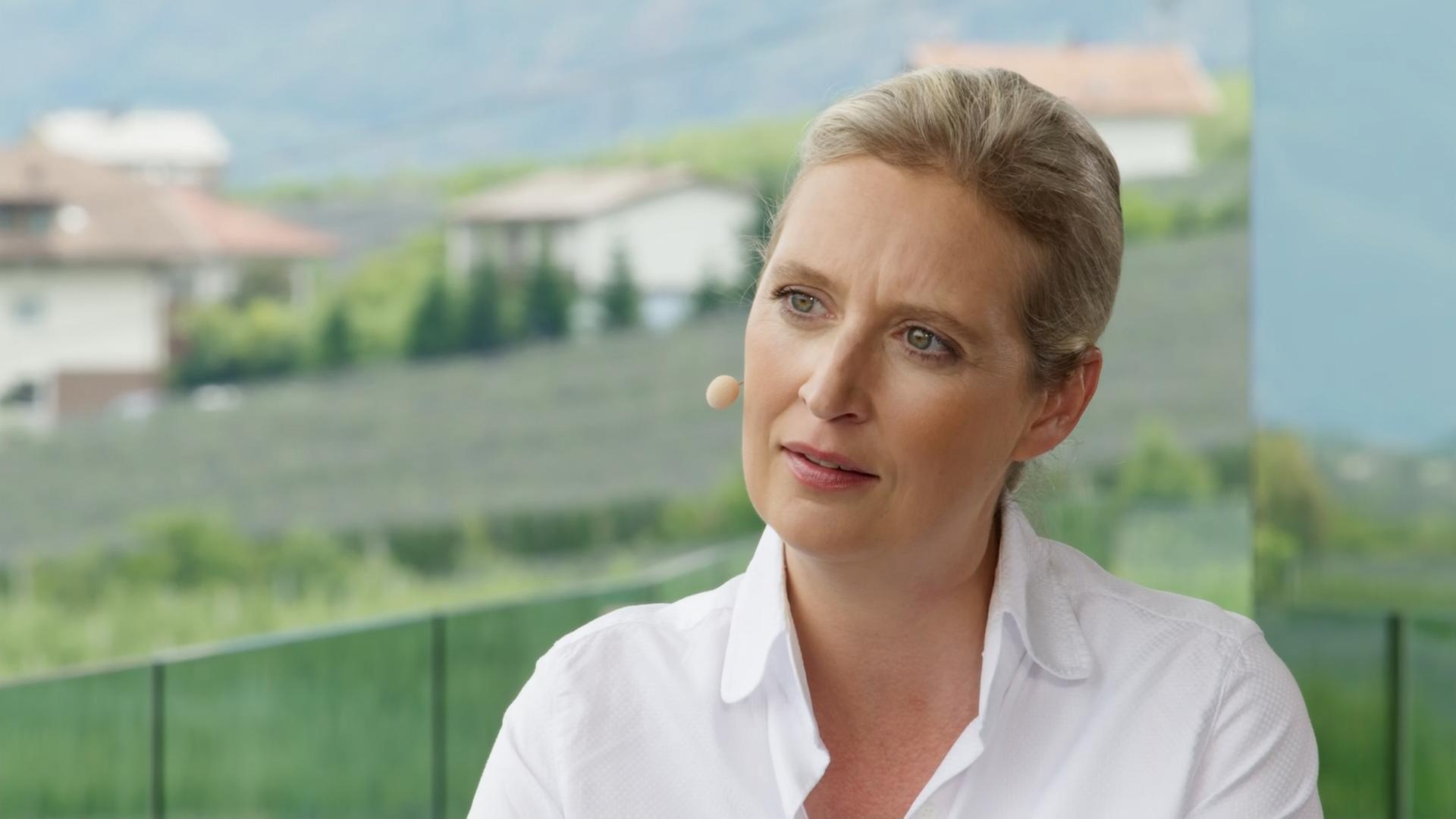 Alice Weidel im ZDF-Sommerinterview