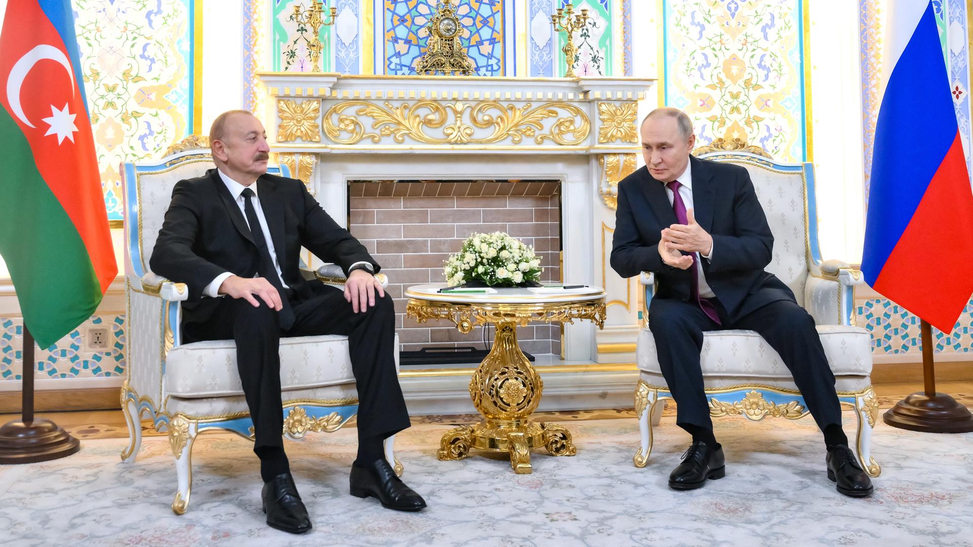 Ilham Aliyev und Wladimir Putin