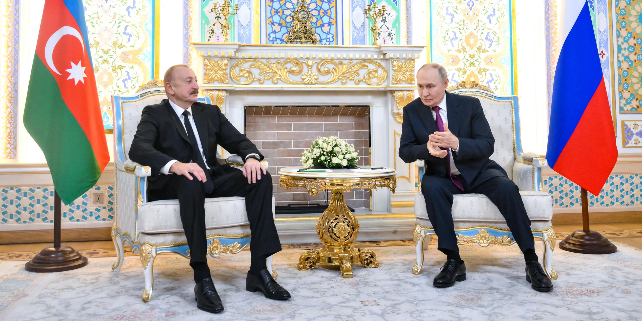 Ilham Aliyev und Wladimir Putin