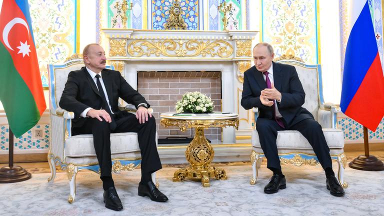 Ilham Aliyev und Wladimir Putin