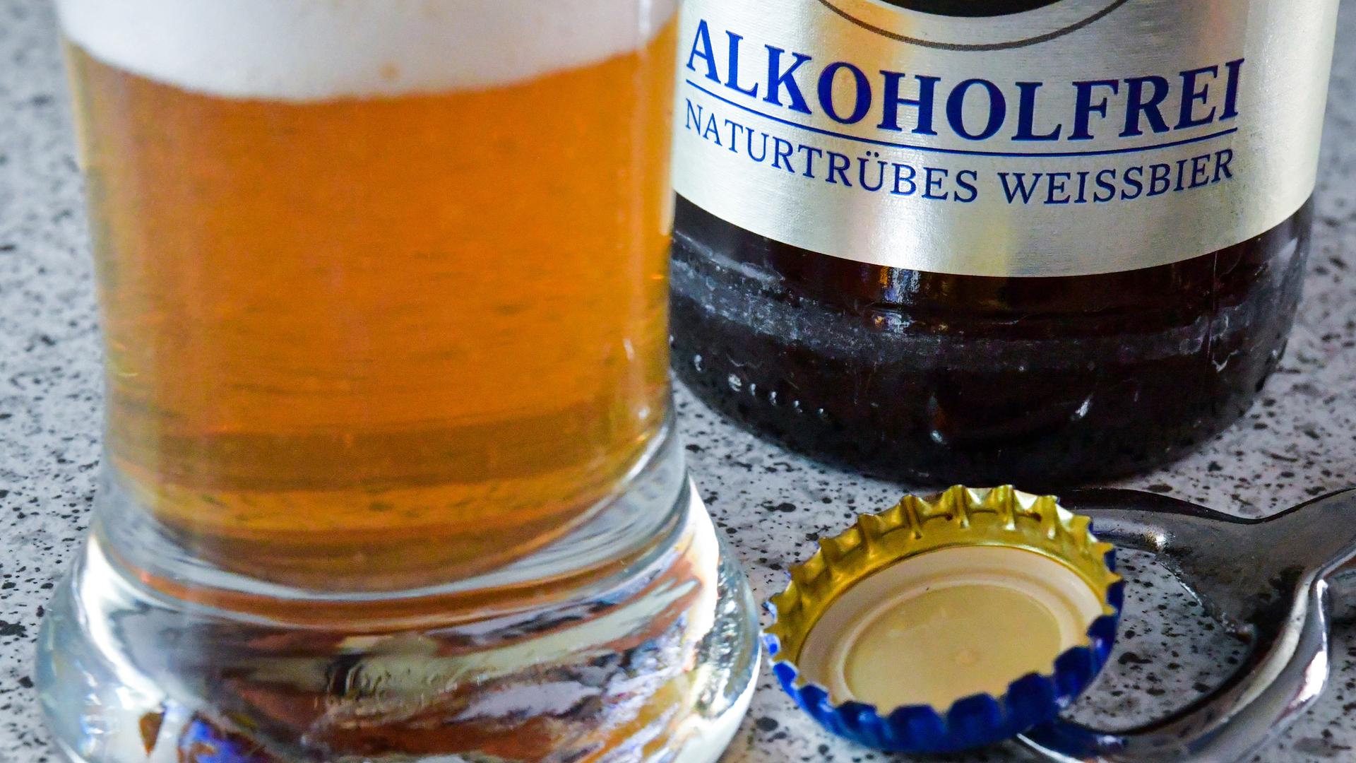 Alkoholfreies Weißbier (Symbolfoto)