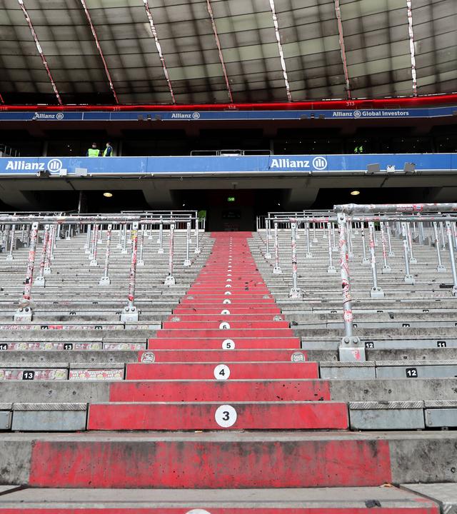 Tribüne der Allianz Arena (Symbolbild)