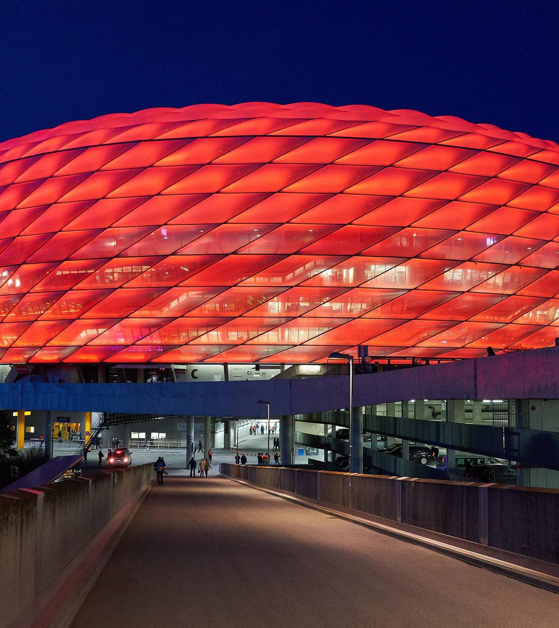 Außenansicht Allianz Arena