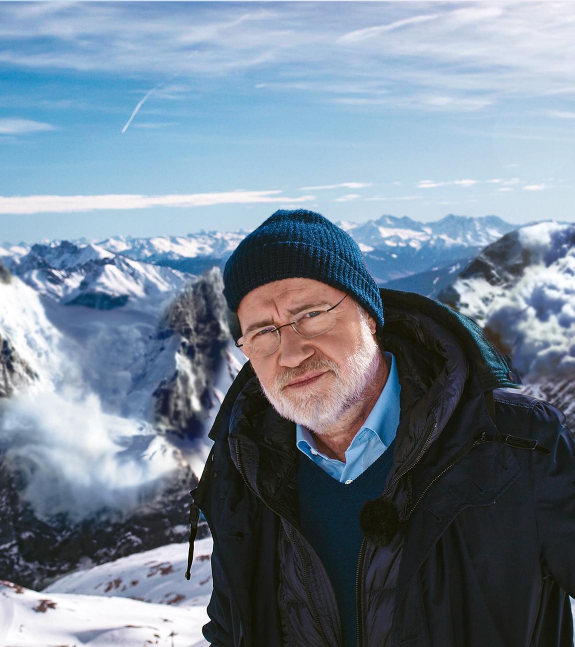 Harald Lesch auf der Zugspitze