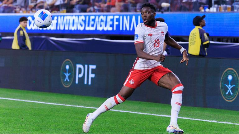 Alphonso Davies in Aktion