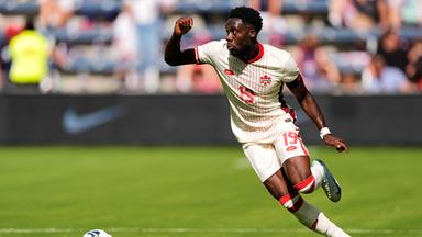 Alphonso Davies in Aktion.