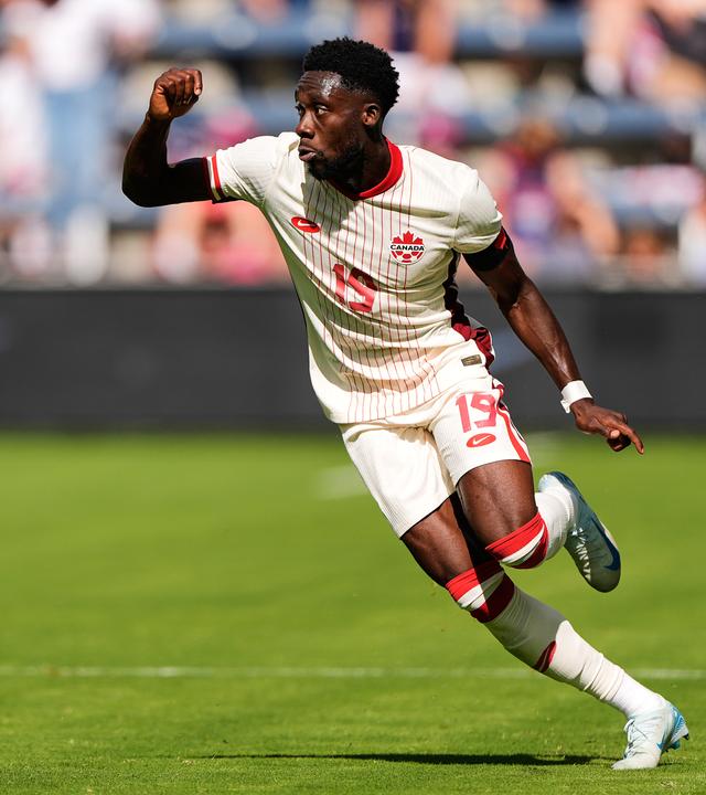 Alphonso Davies in Aktion.