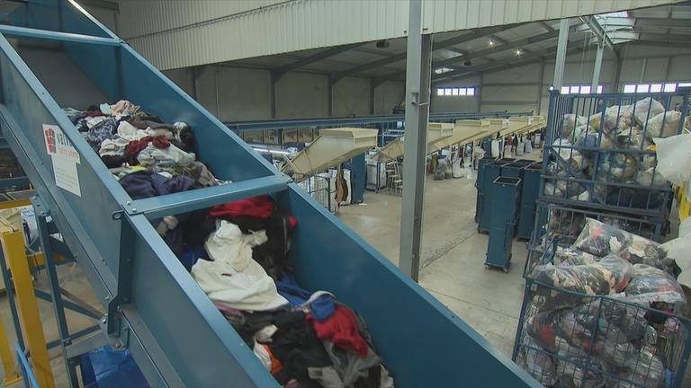 Altkleider-Entsorgung