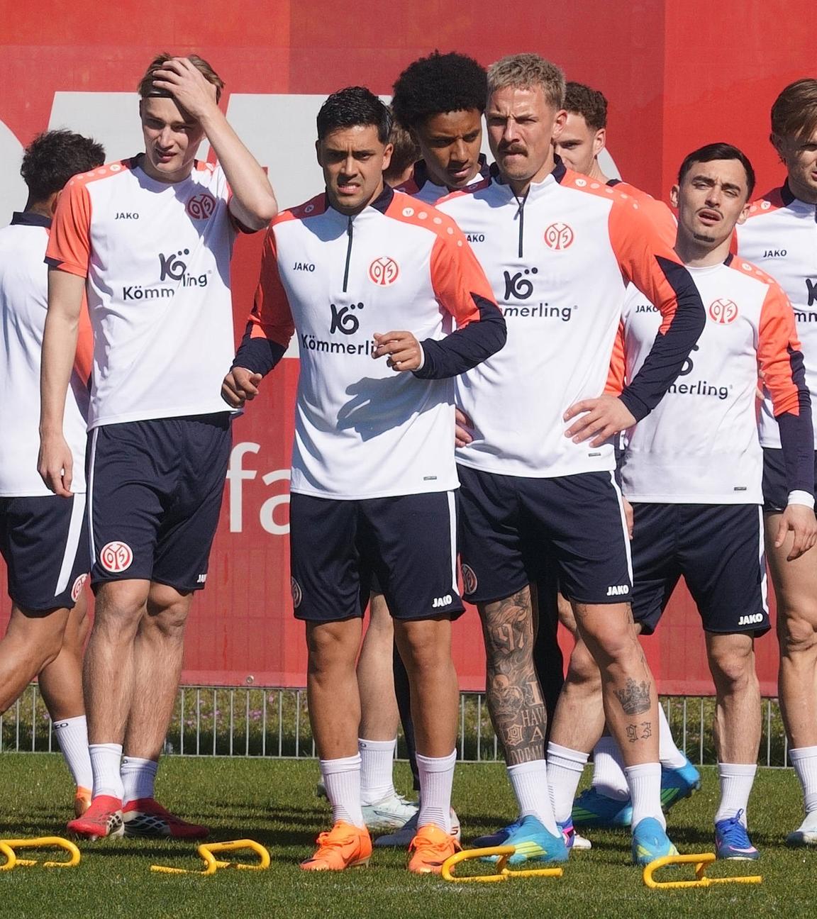Nadiem Amiri im Training des FSV Mainz 05