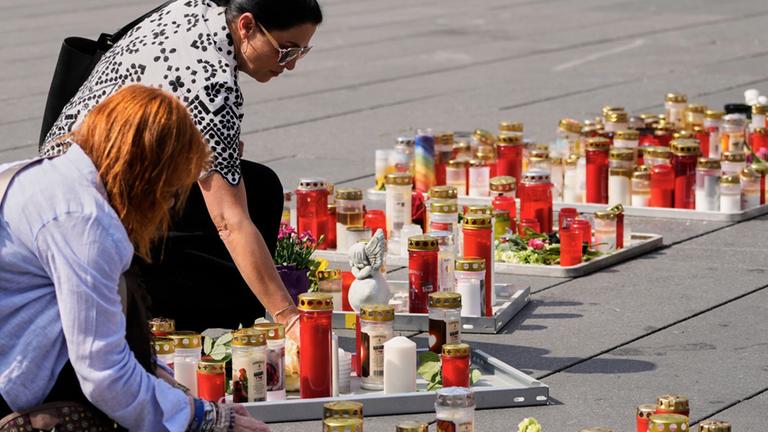 Gedenken und Trauer nach dem Amoklauf in Graz