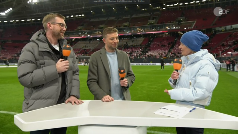 Per Mertesacker, Christoph Kramer und Katrin Müller-Hohenstein in der Analyse von Deutschland gegen die Slowakei