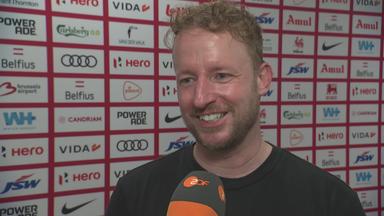 Der Feldhockeybundestrainer André Henning im ZDF-Interview