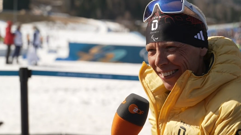 Andrea Eskau im ZDF-Interview am 08.03.2026. 