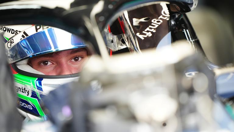 Andrea Kimi Antonelli von Mercedes auf dem Circuit of The Americas. 