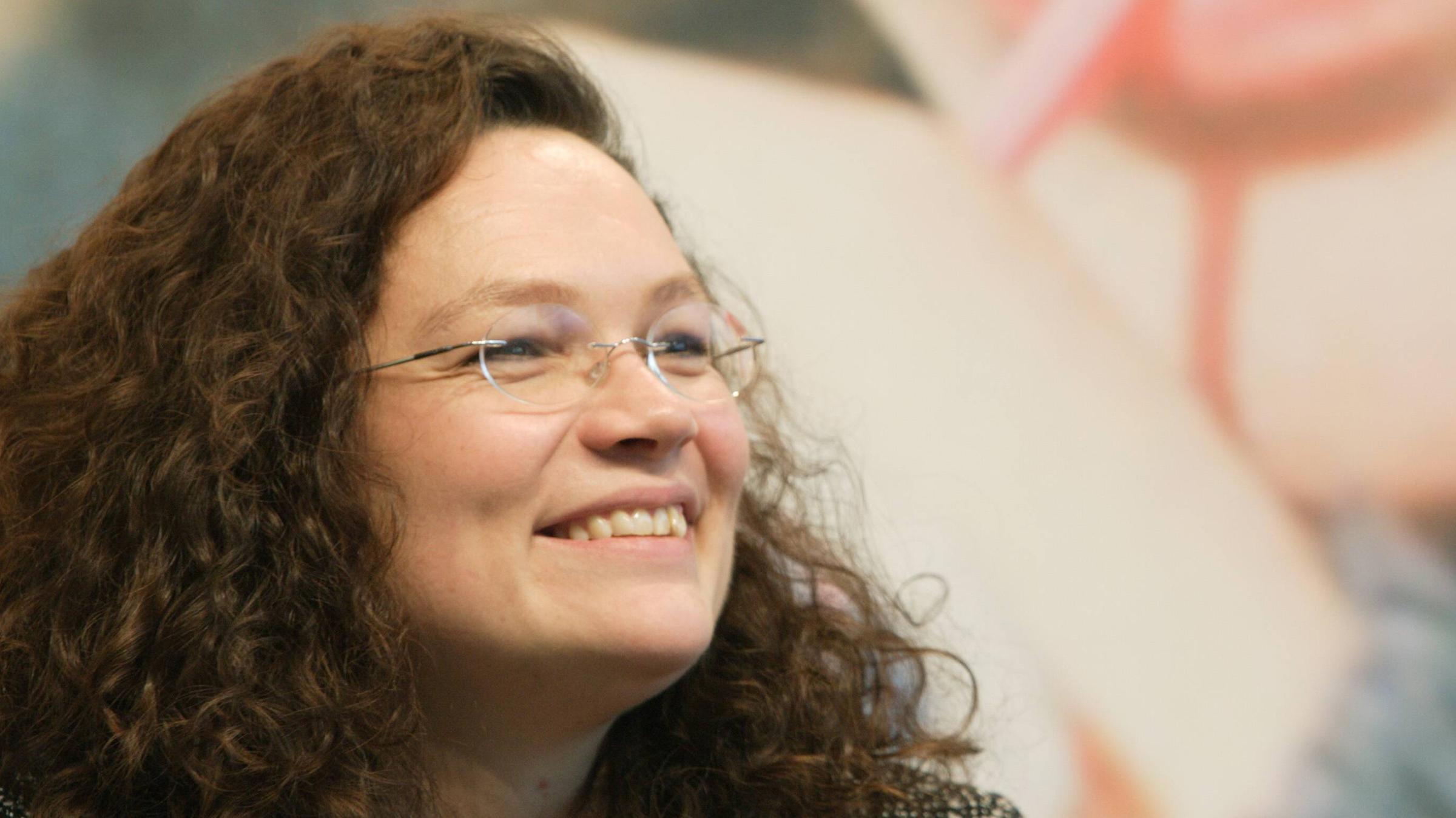 Archiv: Andrea Nahles am 14.11.2005 in Karslruhe