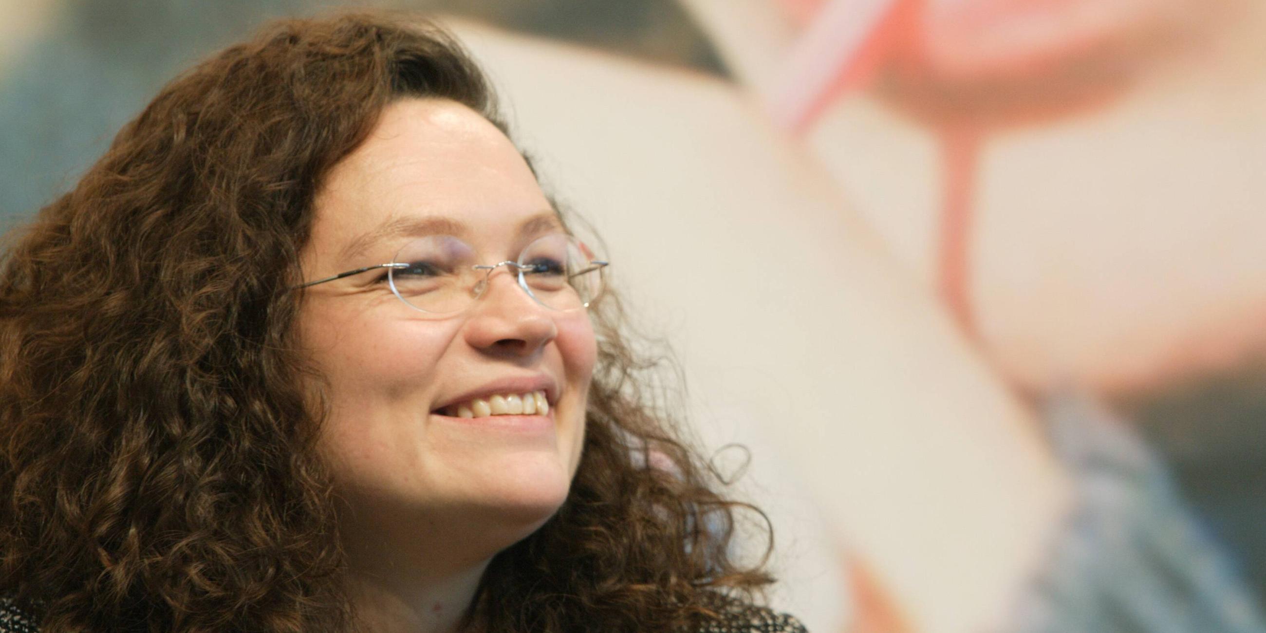 Archiv: Andrea Nahles am 14.11.2005 in Karslruhe