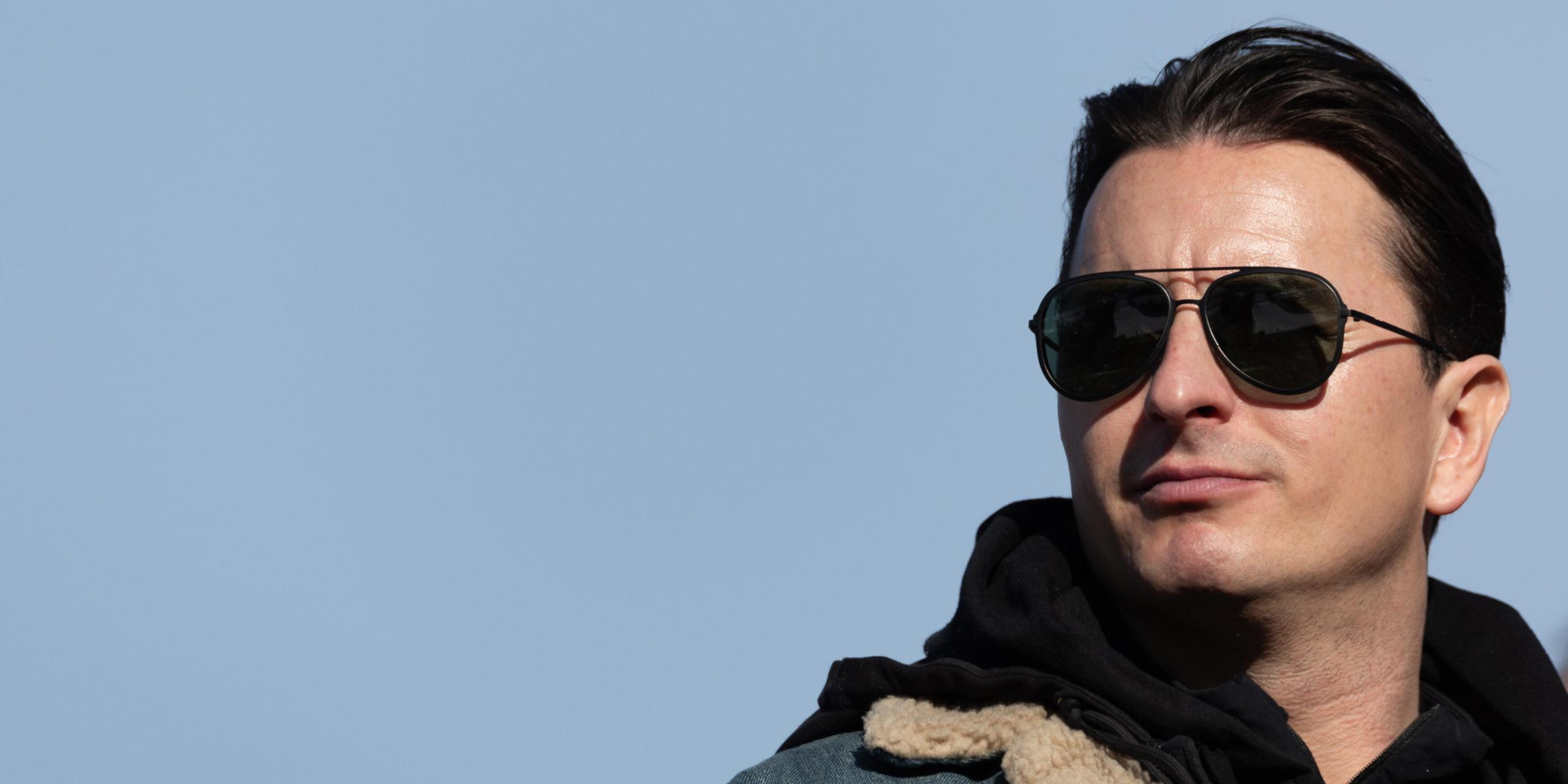 Portraitfoto des Sängers Andreas Gabalier am 25.02.2025 in Kitzbühel.