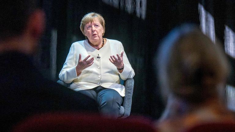 Angela Merkel, aufgenommen am 26.11.2024 in Berlin