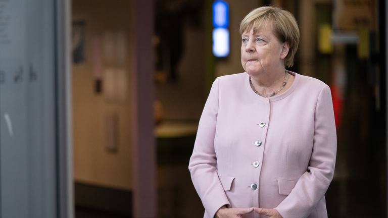 Angela Merkel, Bundeskanzlerin a.D., besucht im Rahmen einer Lesung aus ihren Memoiren Freiheit die gleichnamige Ausstellung am 23.06.2025 im Deutschen Hygiene Museum in Dresden.