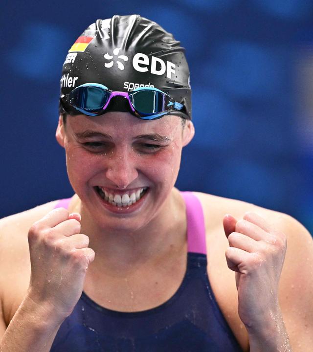 Angelina Köhler freut sich nach Silber über 100 Meter Schmetterling