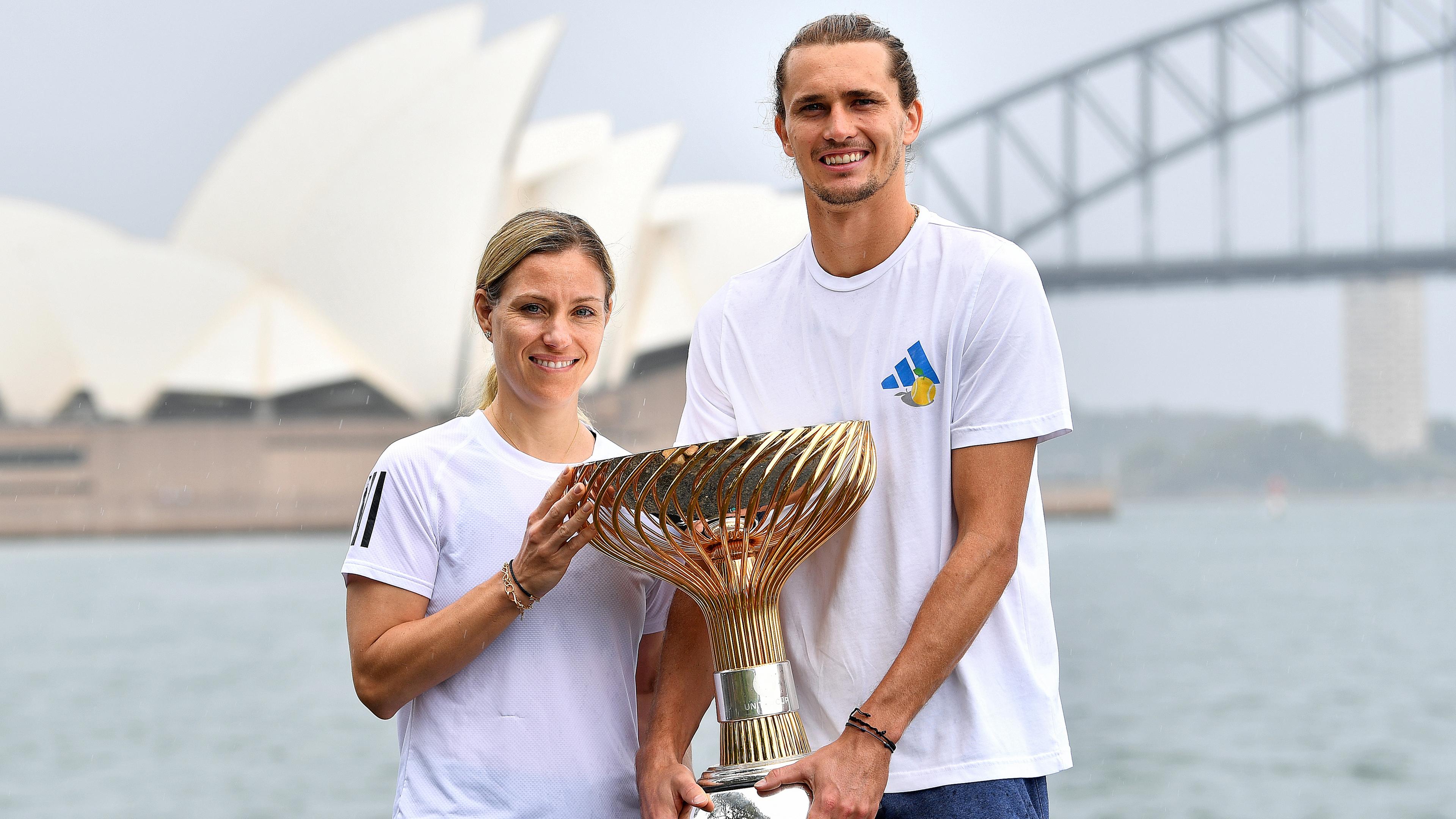 Angelique Kerber und Alexander Zverev